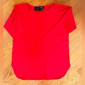 Charter Club Sweater Women Medium Luxury Red Cashmere Pullover Crewneck NWT